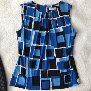 Calvin Klein sleeveless blouse